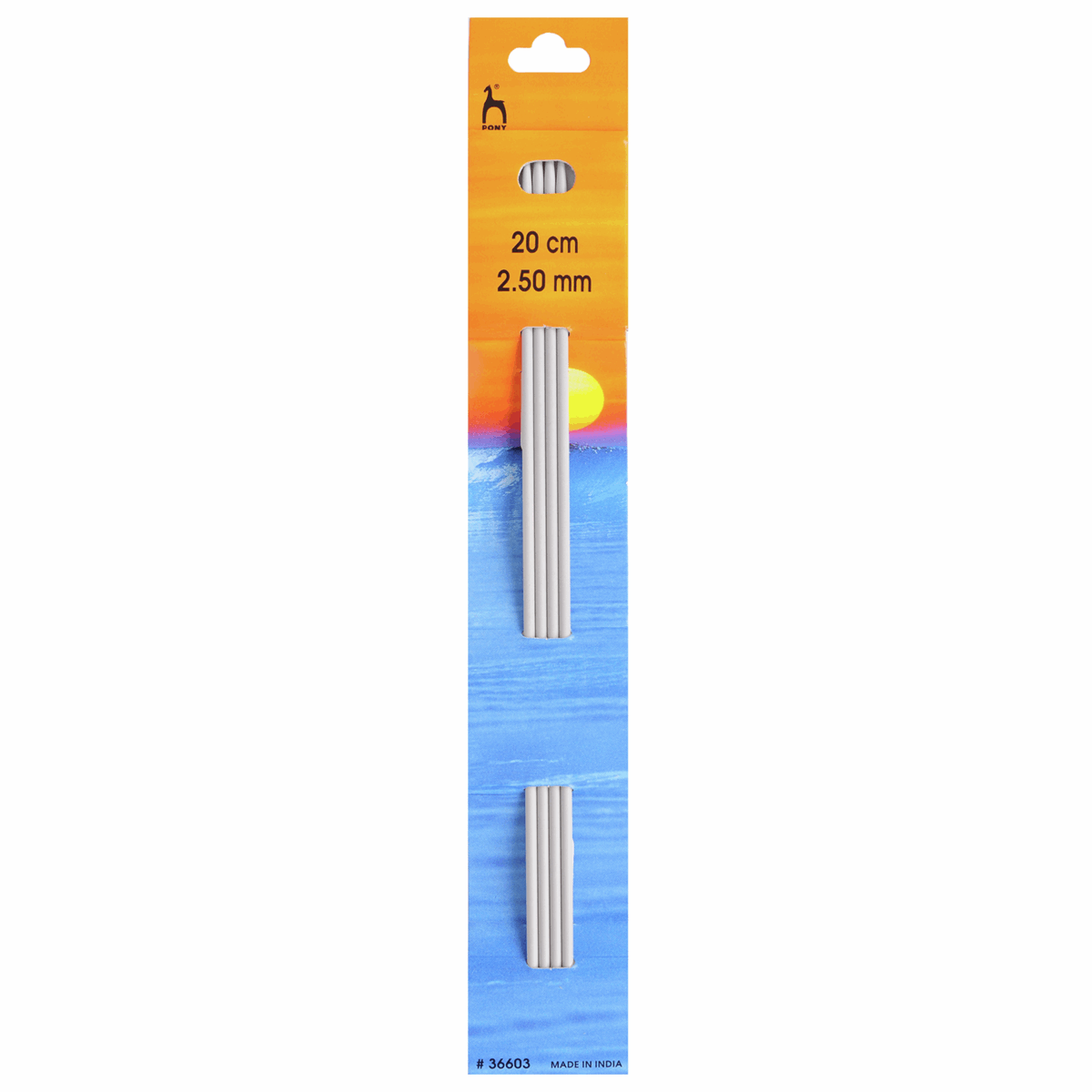 Pony Knitting Pins - Double Ended - Set of 4