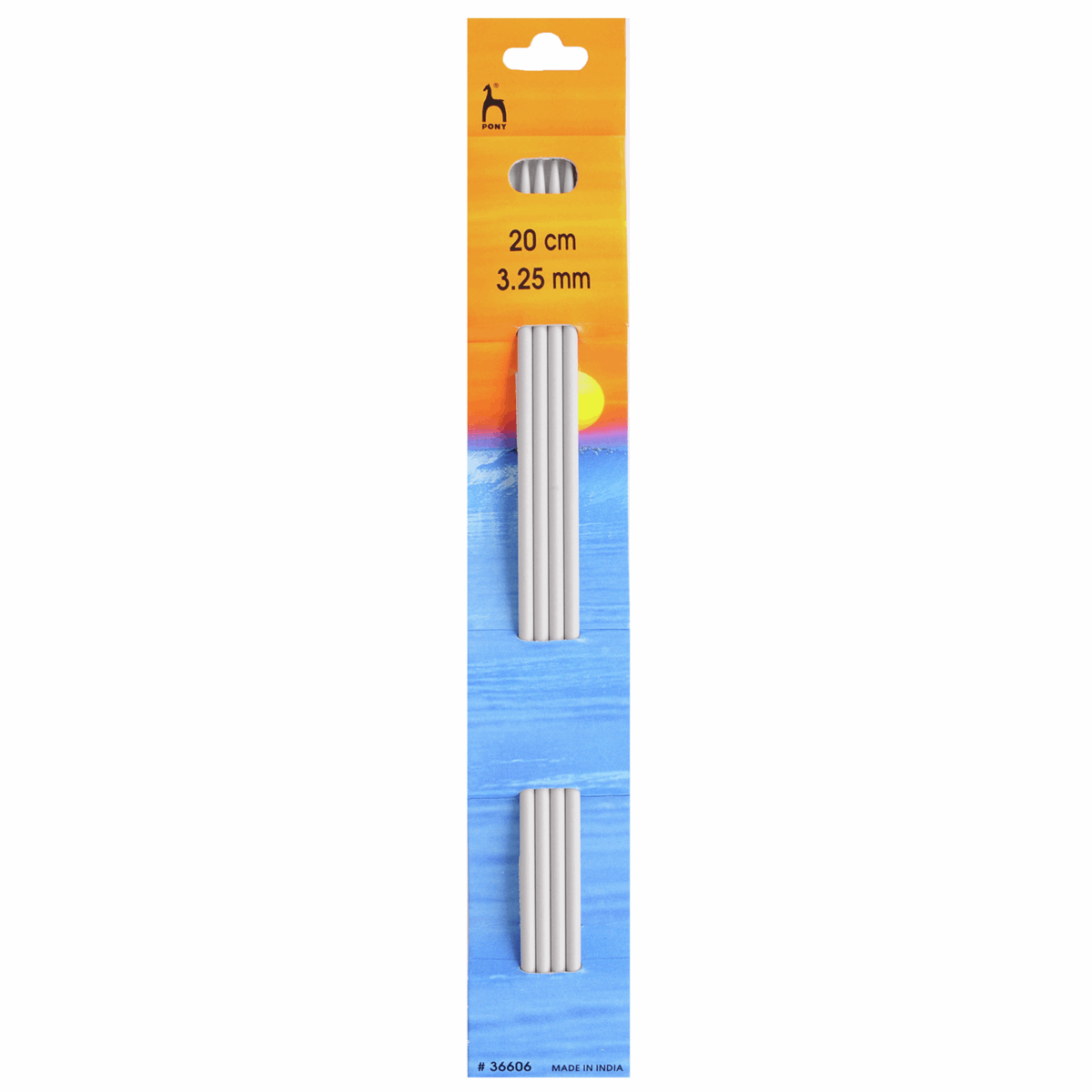 Pony Knitting Pins - Double Ended - Set of 4