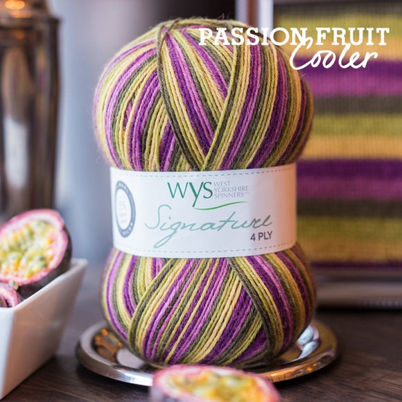 WYS Signature 4Ply Sock Yarn - Passionfruit Cooler