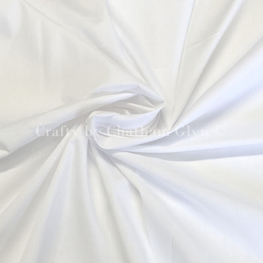 PolyCotton Plain - White
