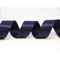 Bertie's Bows Herringbone Heavy Weight Webbing - 30mm Navy