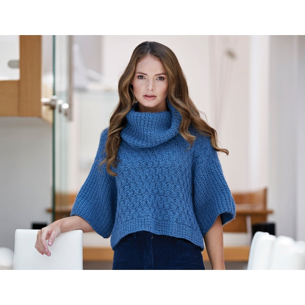 WYS Re:Treat Evania Basket Weave Jumper Pattern