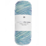 Rico Design - Superba Sky Wave 4 Ply Sock Yarn - 6 Colours
