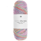 Rico Design - Superba Sky Wave 4 Ply Sock Yarn - 6 Colours