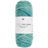 Rico Design - Superba Sky Wave 4 Ply Sock Yarn - 6 Colours