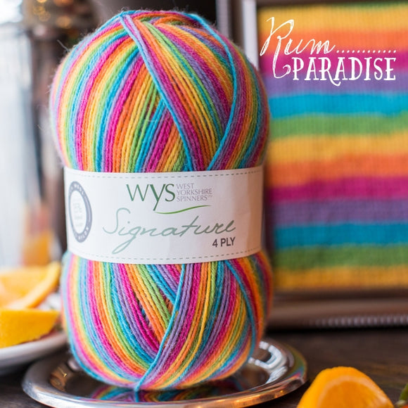 WYS Signature 4ply Sock Yarn - Cocktail