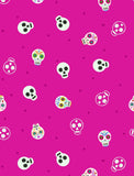 Lewis & Irene - Small Things Glow - Sugar Skulls on Bright Pink