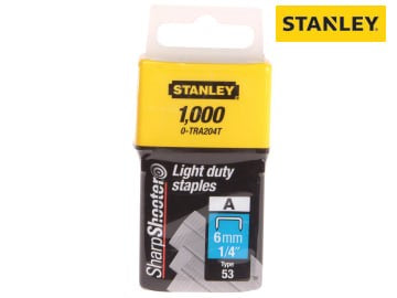 Stanley Tools Staples - 6mm