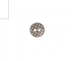 Small Dots Button - Mocha