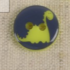 Printed Button - Dino