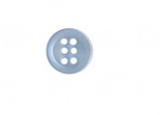 Round Shirt Button - Pale Blue