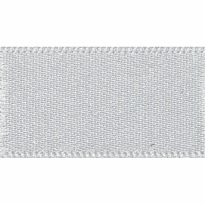 Newlife: Double Faced Satin Ribbon - 70mm : Silver Grey