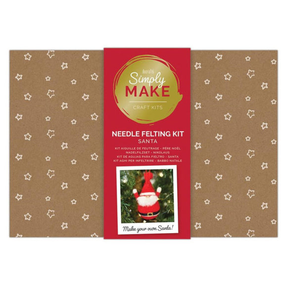 Simply Make Needle Felting Kit - Santa