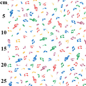 PolyCotton - Musical Notes on White