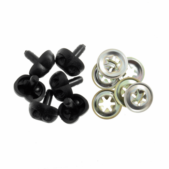 Toy Noses: Animal/Dog: 12mm: Black