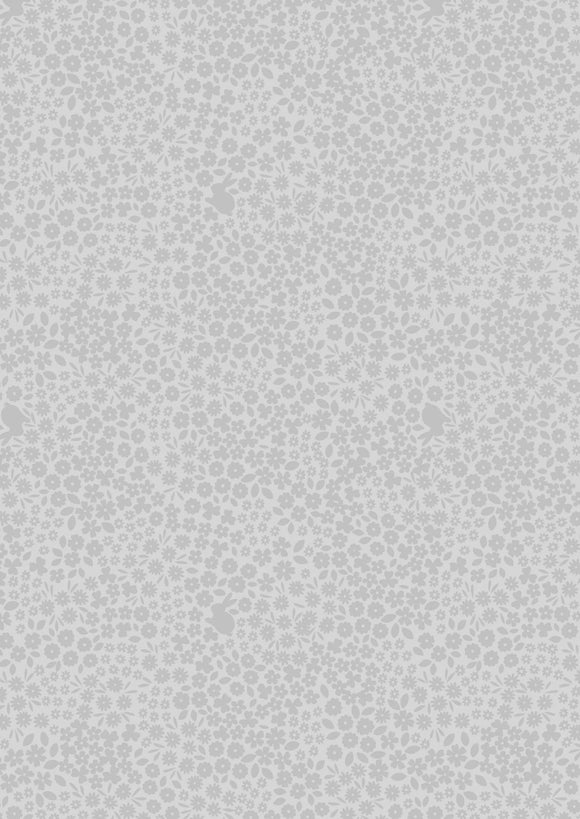 Lewis & Irene Tiny Tonals - Grey on Grey Bunny Meadow