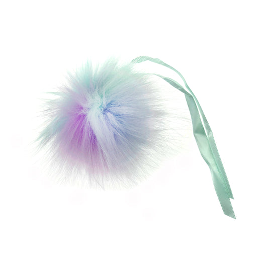 Pom Pom: Faux Fur: Medium: 6cm: 1 Piece: Multi