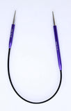 Knit Pro Zing Fixed Circular Needles 25cm - All Sizes