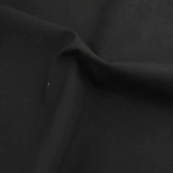 PolyCotton Plain - Black