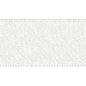 Newlife: Double Faced Satin Ribbon - 3mm Bridal White
