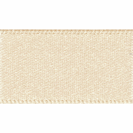 Newlife: Double Faced Satin Ribbon - 3mm Cream