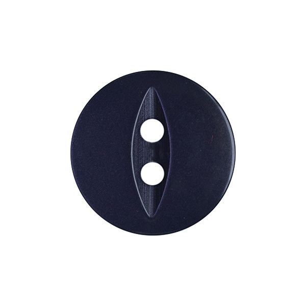 Fisheye Button - 14mm - Navy