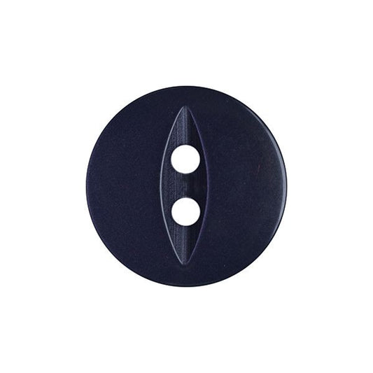 Fisheye Button - 19mm - Navy