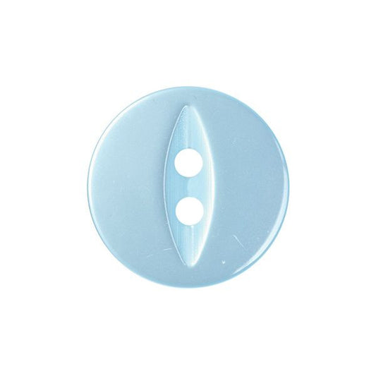 Fisheye Button - 11.5mm - Light Blue