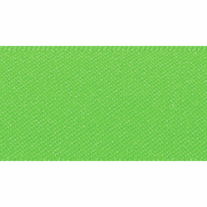 Newlife: Double Faced Satin Ribbon - 7mm Flo Green