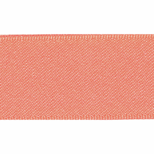 Bertie's Bows Double Faced Satin Ribbon - 7mm Flo Orange