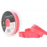 Bertie's Bows Double Satin Ribbon - 15mm Fluorescent Pink