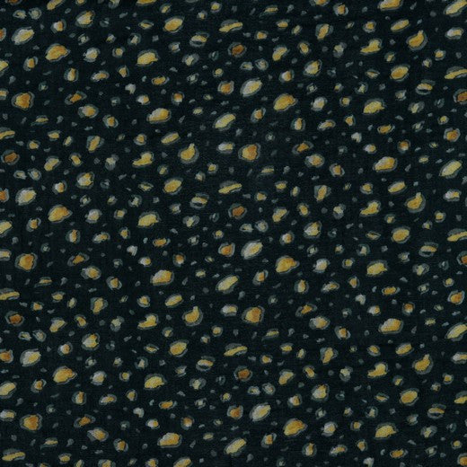 Double Gauze - Animal Skin - Black