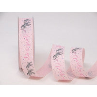 Bertie's Bows It's A Girl Ribbon - Pale Pink 25mm