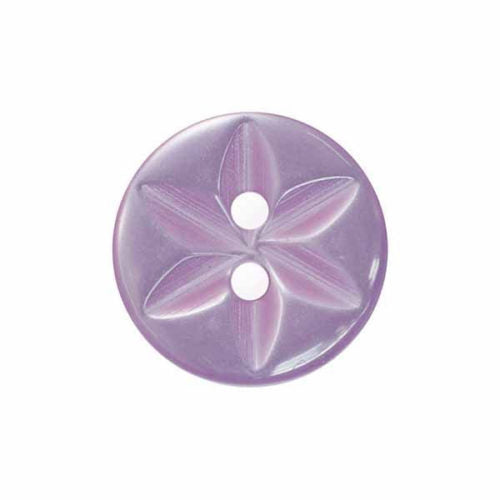 Lilac Star Buttons -11.5mm