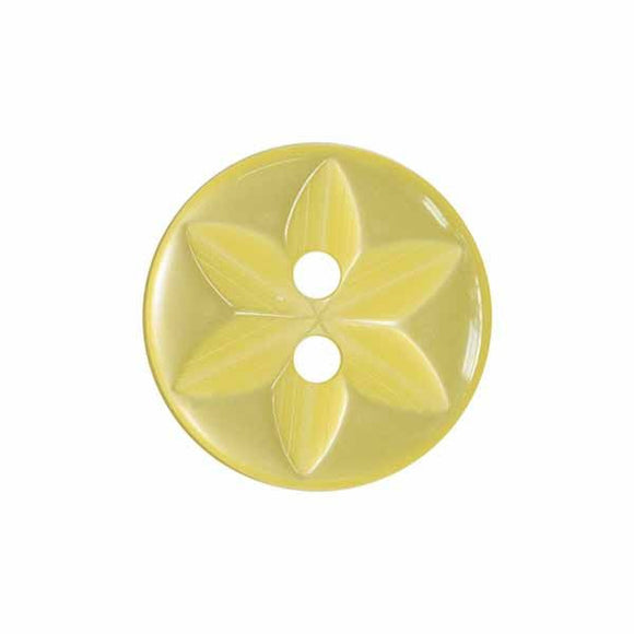 Lemon Star Buttons -11.5mm