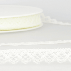 Elastic Lace -15mm: Ivory
