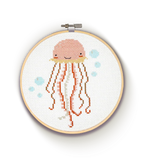 Crafty Kit Company Jellyfish Cross Stitch Kit