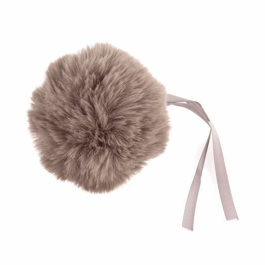 Pom Pom: Faux Fur: Medium: 11cm: 1 Piece: Mink