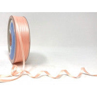 Safisa Double Faced Satin Ribbon -3mm Pale Peach