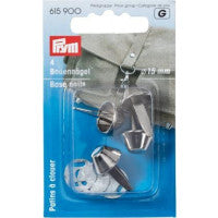Prym Base Nails for Bags 15mm Nickel