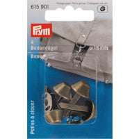 Prym Base Nails for Bags 15mm Ant. Brass