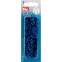 Prym Colour Snaps 12.4mm - Royal Blue Star