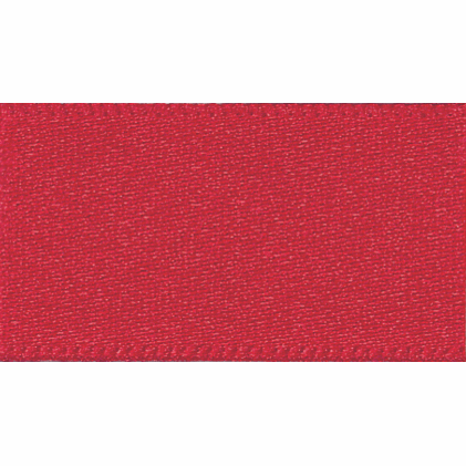 Bertie's Bows Double Satin Ribbon - 15mm : Red