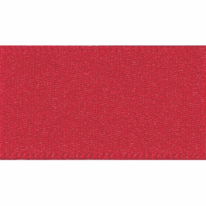 Bertie's Bows Double Satin Ribbon - 10mm : Red