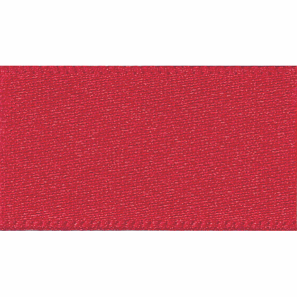 Bertie's Bows Double Satin Ribbon - 10mm : Red