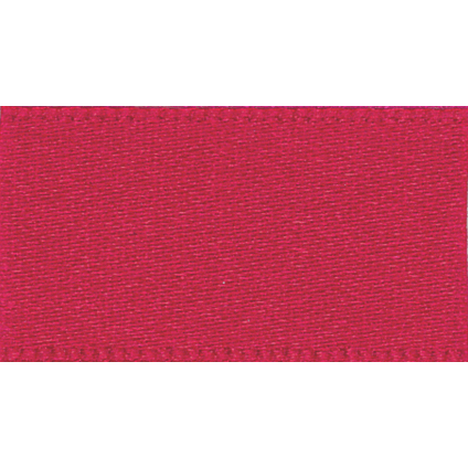 Bertie's Bows Double Satin Ribbon - 25mm Red
