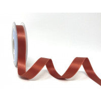 Safisa Double Faced Satin Ribbon -15mm Rust