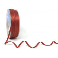 Safisa Double Faced Satin Ribbon -3mm Rust