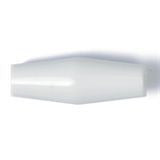 Button- 30mm Shank Toggle - White